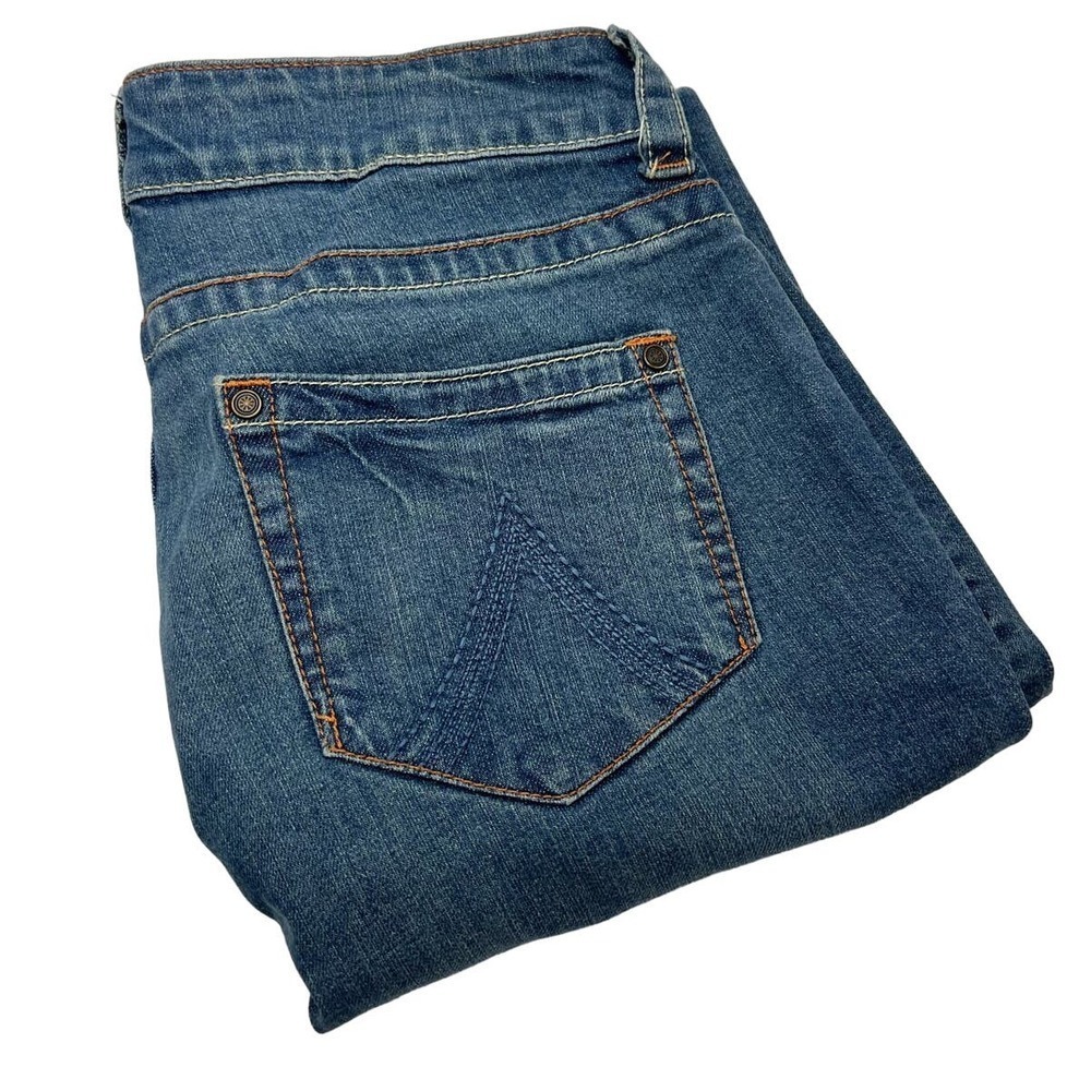 Delia's Y2K Low Rise BAILEY Women's Blue Jeans Capris 24" Inseam Size 9/10